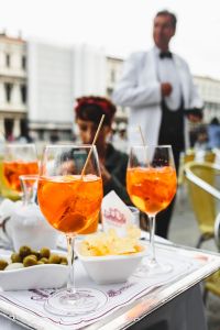 Kaboompics - Aperol Spritz is a cocktail consisting of prosecco, aperitif and soda water