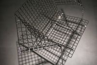 Kaboompics - Metal wire chair