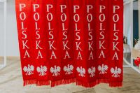 Polish sport fans scarves