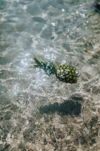 Pineapple in the sea