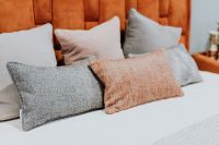 Kaboompics - Cushions on the bed - pillows - bedroom