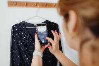 Kaboompics - Woman takes photos of products she will sell online - dress