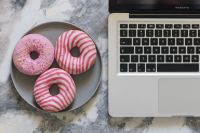 Kaboompics - Colorful donuts