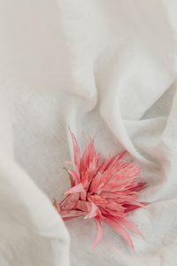 Kaboompics - White linen fabric