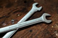 Kaboompics - Spanners in a workshop