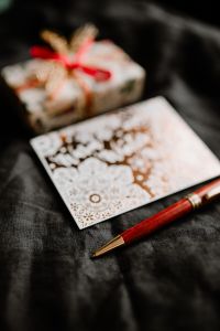 Kaboompics - Christmas wishes card