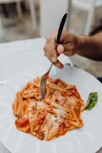 Kaboompics - Pasta with mozzarella and tomatoes