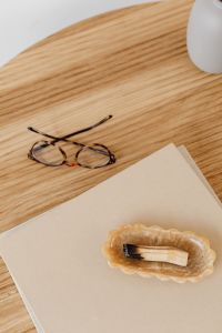 Kaboompics - Palo Santo - Book - Eyeglasses