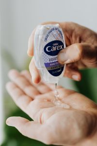 Hand sanitizer gel - Carex - coronavirus - covid-19