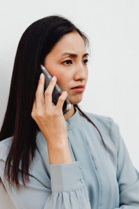 Kaboompics - Asian woman talking on the phone