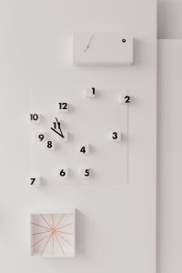 Kaboompics - Modern wall clocks