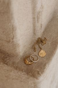 Minimalist Silver and Gold Jewelry - A Warm Aesthetic Photoshoot