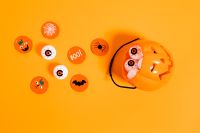Kaboompics - Halloween flat lays backgrounds