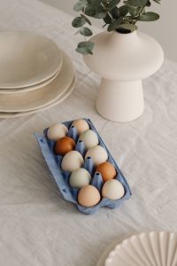 Kaboompics - Simple Easter Table and Decorations - Neutrals - Earthy Tones and Textures