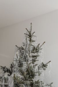 Vintage Christmas Tree Collection - Silver Aesthetic - Pinterest Style Holiday Decor