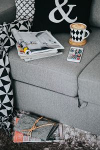 Kaboompics - Resting with magazines and cup of coffee