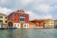 The beautiful and colorful Murano Island, Italy