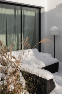 Free Winter Wonderland Photos: Calm & Cozy Snowy Scenes - Download Snow-Covered Patio and Bamboo Images