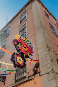 Kaboompics - Streets decorated for the Saint Anthony Feast in Bairro Alto, Lisbon, Portugal