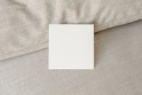 Kaboompics - Square blank flyer - mockup photo