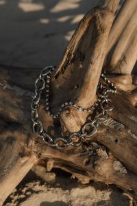 Kaboompics - Silver necklaces - jewelry