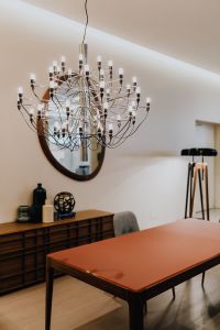 Kaboompics - Beautiful chandelier in a dinning room
