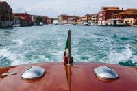 From the boat on my way to the Islands of Murano
