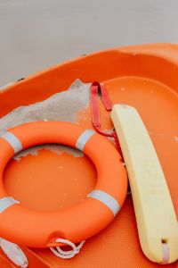 Kaboompics - Lifeguard boat on Baltic coast
