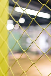 Kaboompics - Close-ups of yellow wire netting