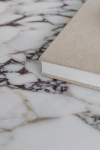 Kaboompics - Side coffee table - marble calacatta viola - book