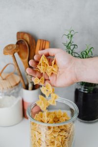 Farfalle -  bow-tie pasta or butterfly pasta