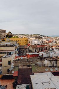 Kaboompics - Panorama of the city Naples. Old houses at sunset