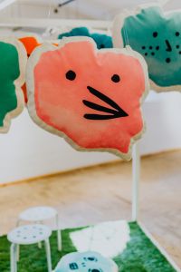 Kaboompics - Poland shaped pillows with faces