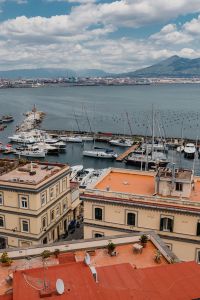 Kaboompics - Naples marina with urban skyline on the background