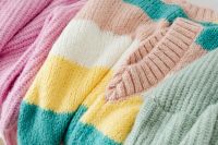 Pastel sweaters - textures and backgrounds