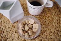 Kaboompics - Sweet dessert with coffee
