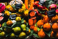 Kaboompics - Exotic fruits at the market of Boqueria in Barcelona, Spain