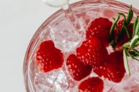 Raspberry Lemonade with Rosemary