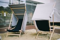 Kaboompics - Beach chairs on sand