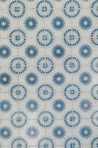 Kaboompics - Tiles with blue pattern
