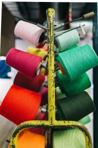 Kaboompics - Big colorful Spool of Thread Sewing