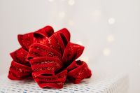 Kaboompics - Red bow