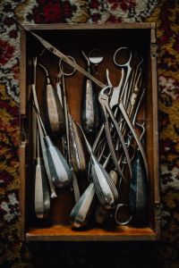 Old surgical instruments