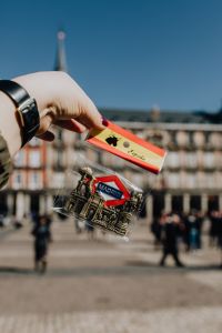 Souvenir magnet from Madrid, Spain