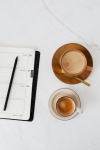 Coffee - Weekly Planner on Marble