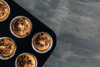 Kaboompics - Homemade chocolate chip muffins
