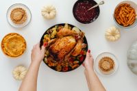 Kaboompics - Preparing a Thanksgiving dinner - festive meal
