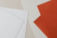 Kaboompics - Paper textures - beige - white - orange