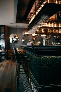 Kaboompics - Bar in the eclectically designed interior