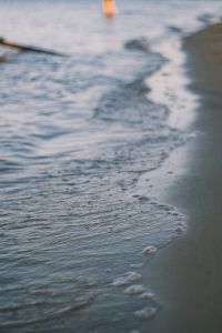 Kaboompics - Close-up of water on a beach